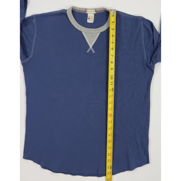 Champion x Todd Snyder Sportswear Mens Thermal Shirt Sz Medium Waffle Knit Crew - Picture 8 of 8